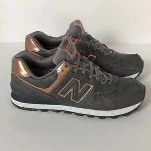 New Balance Women’s 574 WL574PBG Gray sneakers size 9.5 new never used